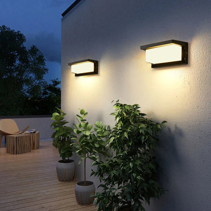 LED Outdoor Wall Lamp Waterproof IP65 Radar Sensor Ligthing