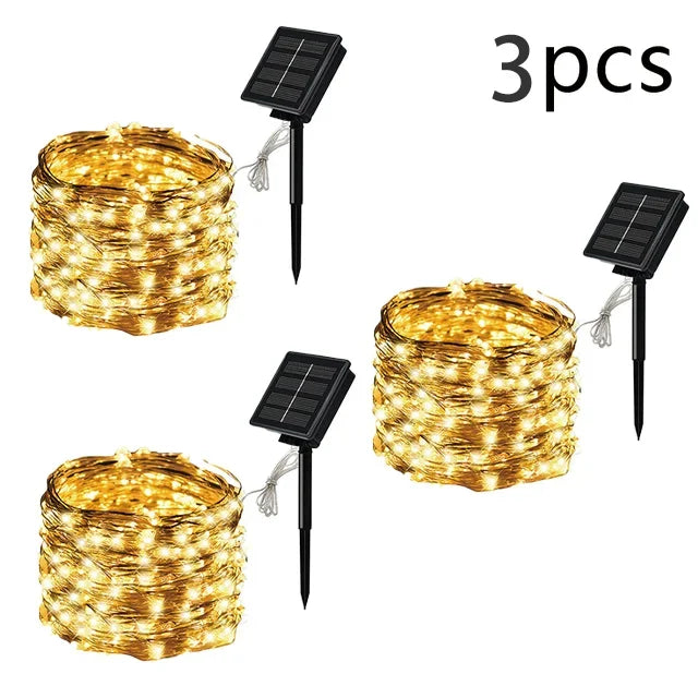 LED Solar Light Outdoor Garden Fairy String Light Led Twinkle