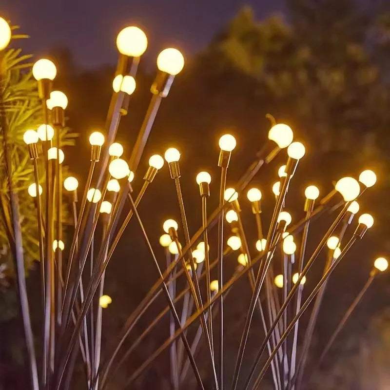 Outdoor RGB Color Lights LED Solar Garden Lamp Firefly Lights
