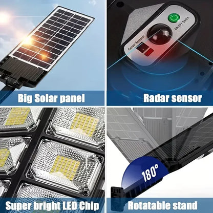 Super Bright LED Outdoor Solar Lamp Waterproof with Motion