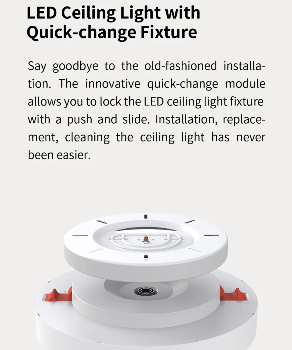 Smart LED Ceiling Light PRO Wifi Smart Voice Control