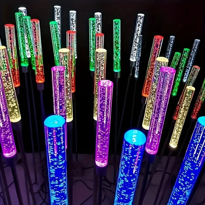 Color-Changing Solar Lights] 1pc Solar Garden Lights