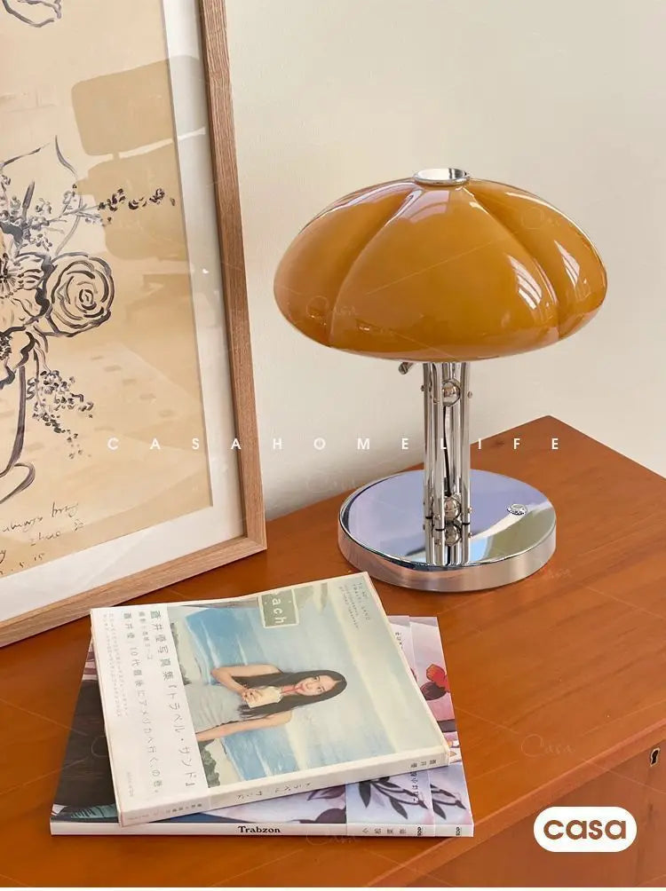 Korean Bauhaus Bedroom Mushroom Desk Lamp