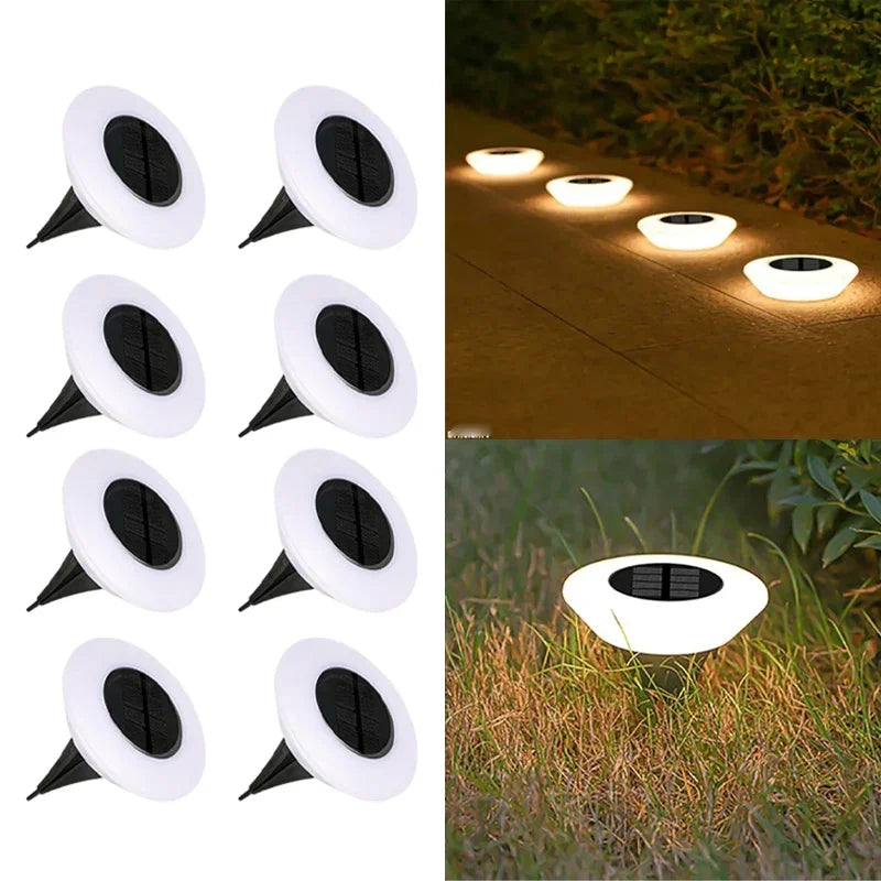 Outdoor Solar Pathway Lights IP65 Rated LED Landscape Lighting