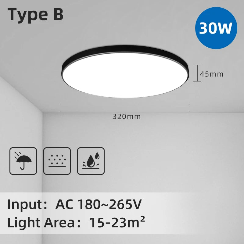 Led Ceiling Light 220v Modern Ceiling Lamp Led Panel
