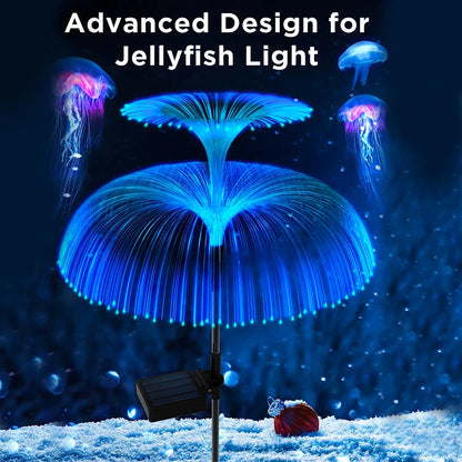Solar LED Jellyfish Lights Outdoor Garden Decor Lawn Light