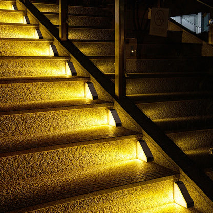 Solar-Powered Step Lights, Outdoor Stair Lights, Step Lights