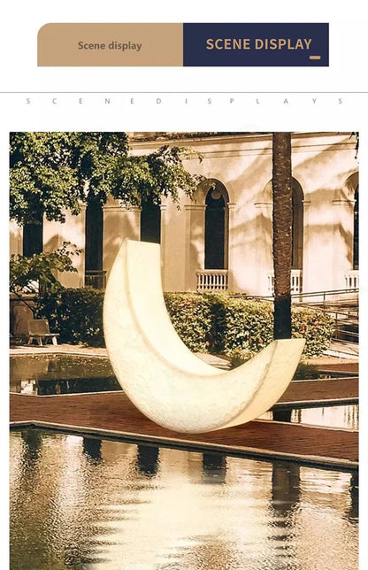 Moon Lamp Floor Lamp Lounge Chair Creative Romantic Design