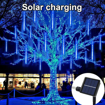 1pc 30CM Solar Meteor Shower Lights Icicle Lights Outdoor