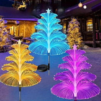 Jellyfish Reed Lights Solar Outdoor Color Changing Lights