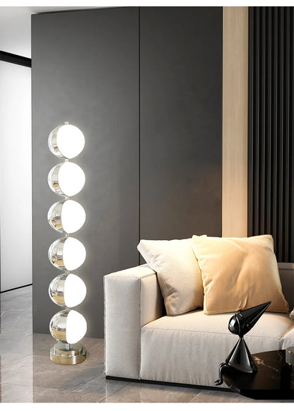 Modern Living Room Decoration Floor Lamp Stainless Steel