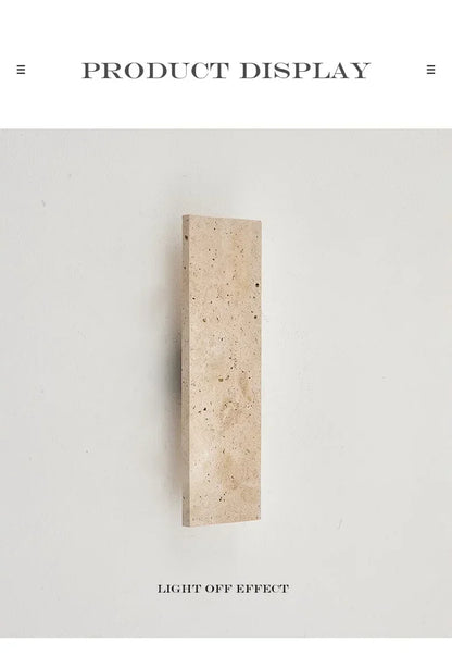 Outdoor Waterproof Wall Lamps Strip Natural stone Wall Lights
