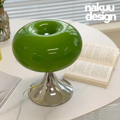 Bauhaus Cream Wind Table Lamp Modern LED Green Apple