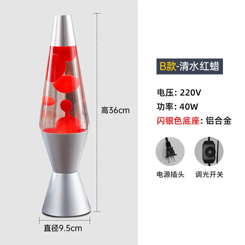 Lava jellyfish lamp decoration bedside night lamp