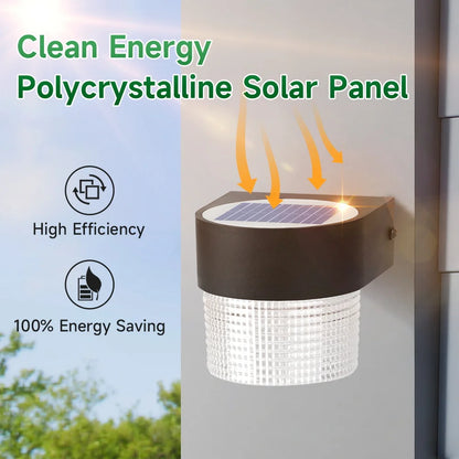 Solar Wall Light Led Courtyard Street Exterior Garden Wall Lighting