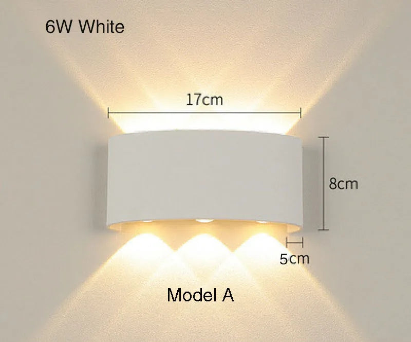 Tuya  Up and Down Wall Light Smart Life APP RGB Outdoor