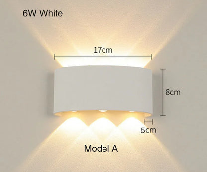 Tuya  Up and Down Wall Light Smart Life APP RGB Outdoor