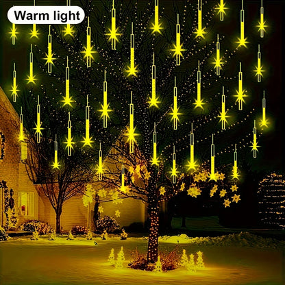 1pc 30CM Solar Meteor Shower Lights Icicle Lights Outdoor