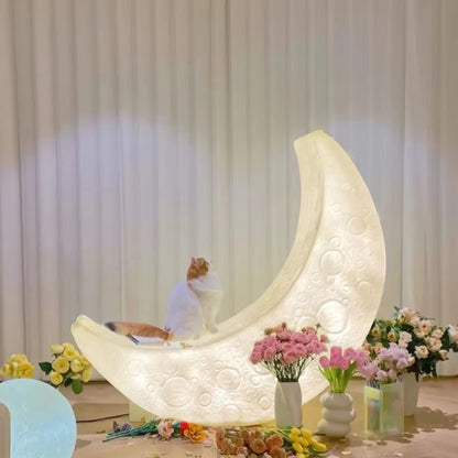 Moon Lamp Floor Lamp Lounge Chair Creative Romantic Design