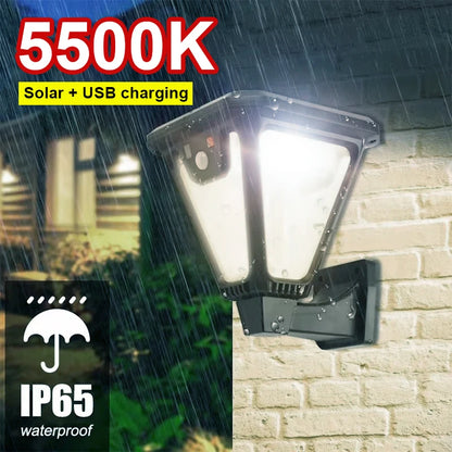 5500K Outdoor Solar Spotlight Garden Decor Lights Solar Camping