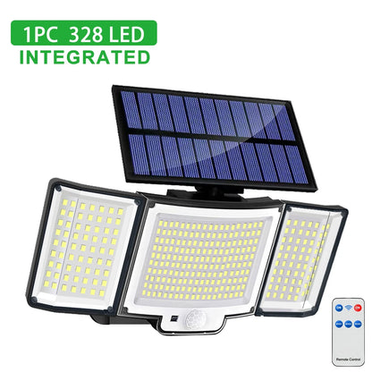 Solar Light Outdoor 328/348 LED Integrated Super Bright Motion