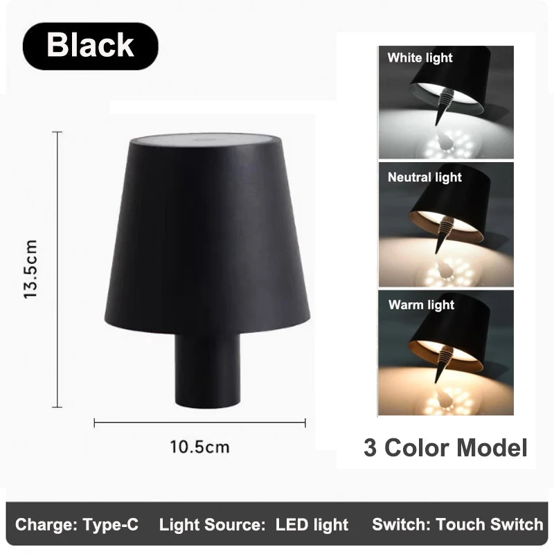 KFV Wireless Table Lamp Wine Bottles LED Bottle Light