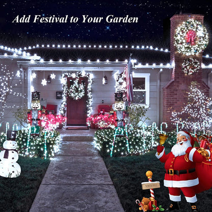 8Modes Solar String LED Fairy Lights Garland Festoon Outdoor