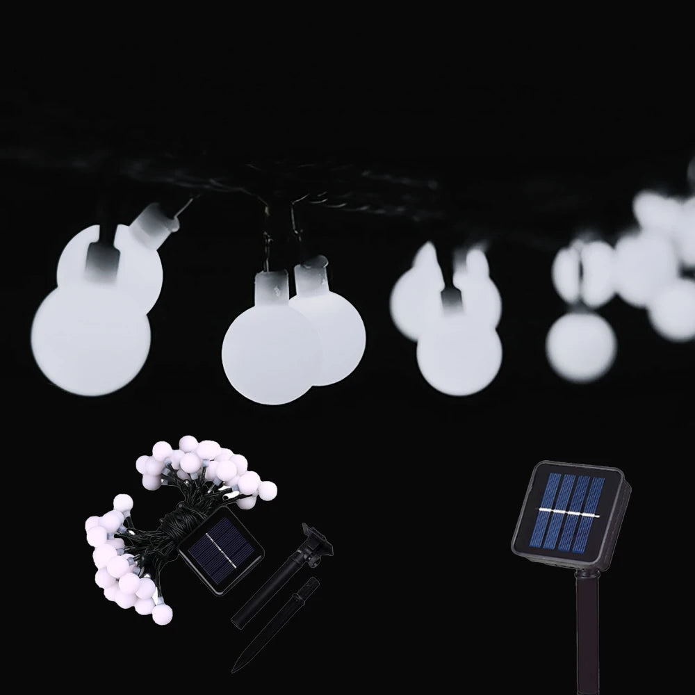 100LED Solar String Flowers Fairy Lights Outdoor Solar String Lights