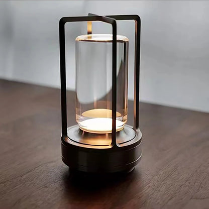 Table lamp LED crystal desk lamp Plastic touch night light