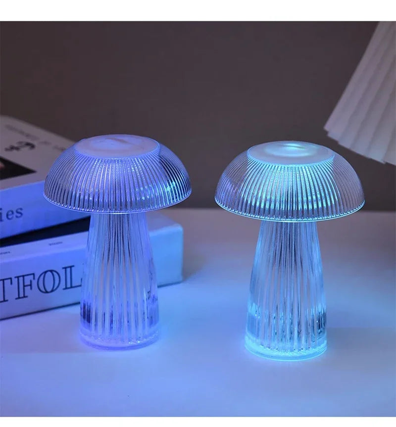 Jellyfish Night Lights Creative Mushroom Atmosphere Table Lamps