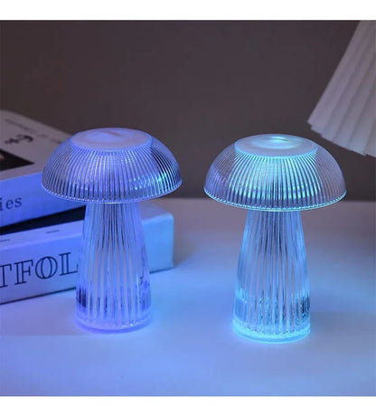 Jellyfish Night Lights Creative Mushroom Atmosphere Table Lamps