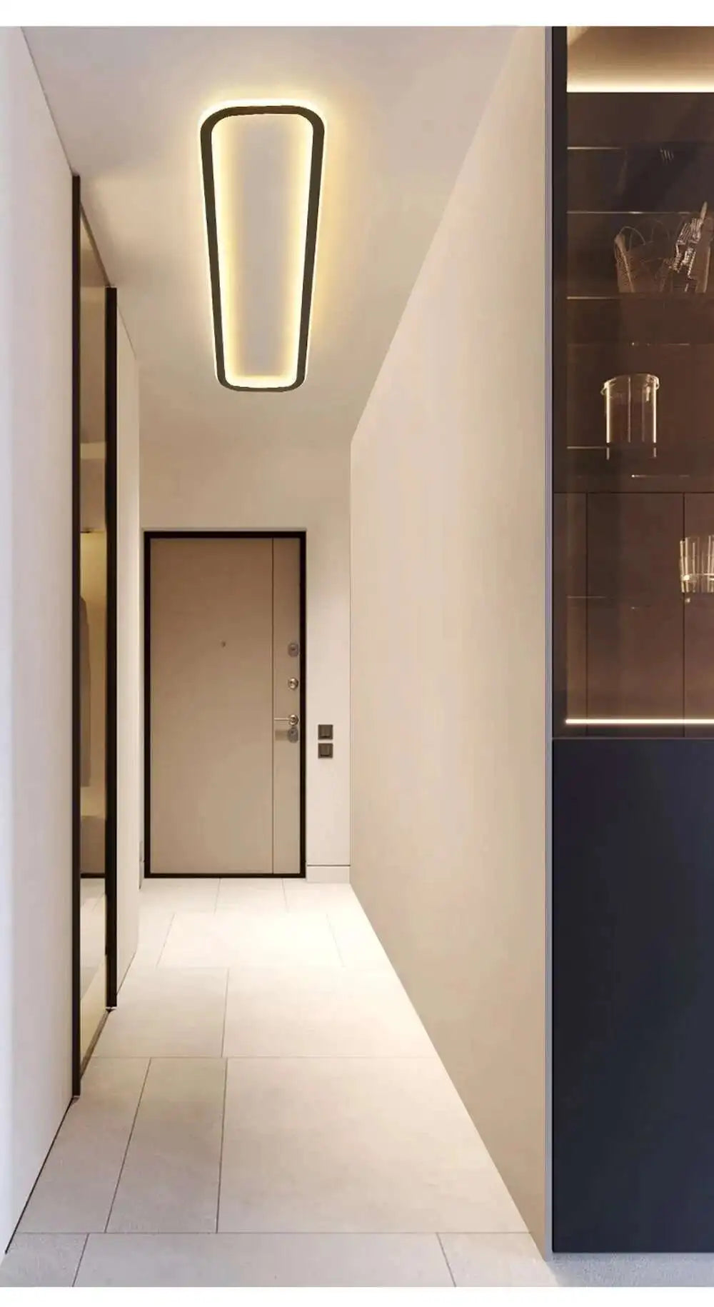 Long Strip LED Ceiling Lights Modern Simple Corridor Aisle
