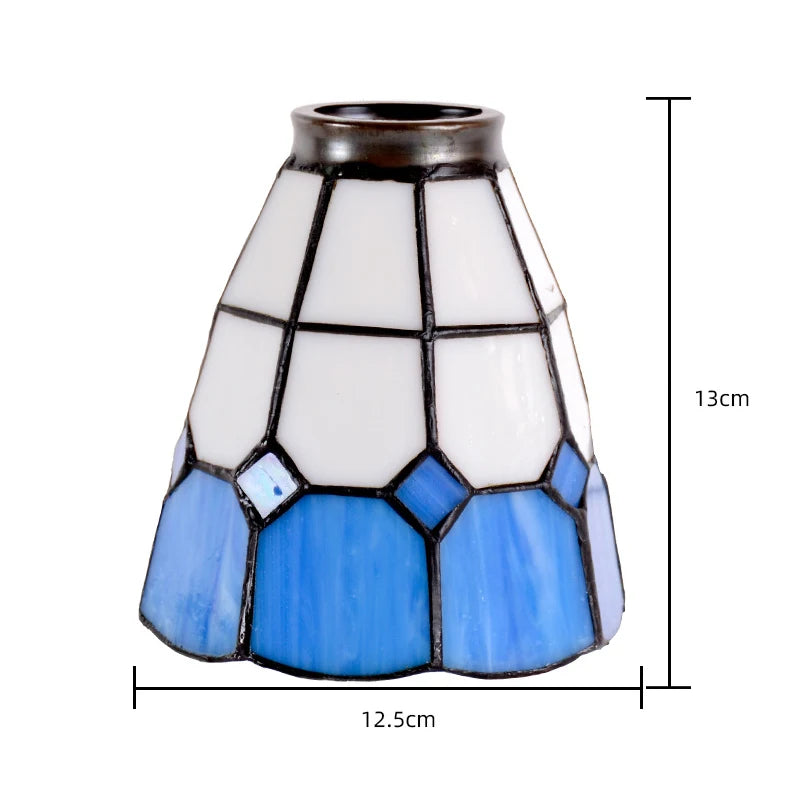 Vintage Stained Glass Lampshade for Pendant Lights