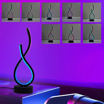 Modern LED Desk Lamp with USB Power Adjustable Lighting