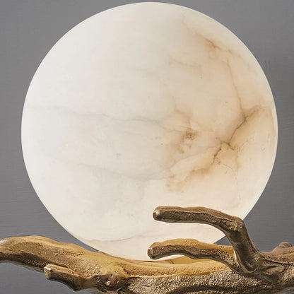 Italian Marble Waterproof Wall Lamp Brass LED Porch Light