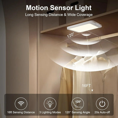 Rechargeable Ceiling Light with Remote Lights Motion