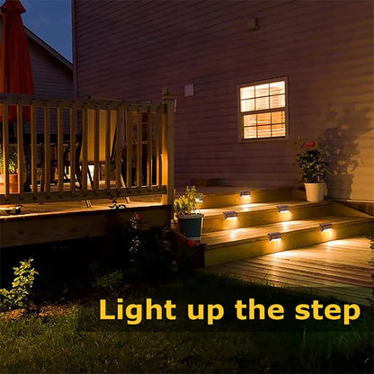 Solar Deck Lights LED Waterproof Outdoor Solar LED Step Lights