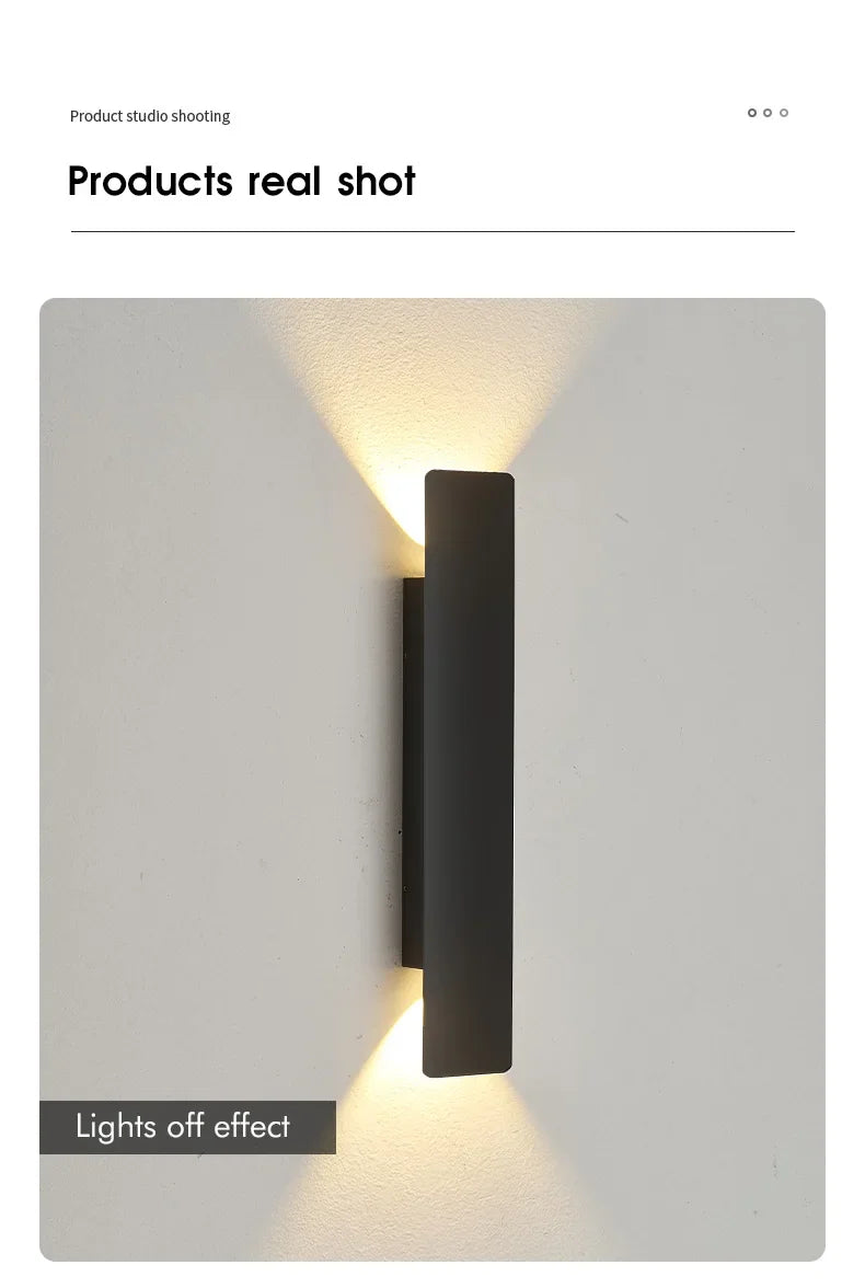 Outdoor Waterproof Wall Lamp Modern LED Lamp