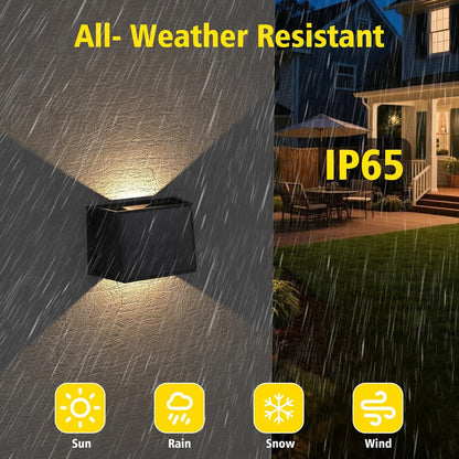 Outdoor Solar Lamp Solar Wall Light Fence Wall