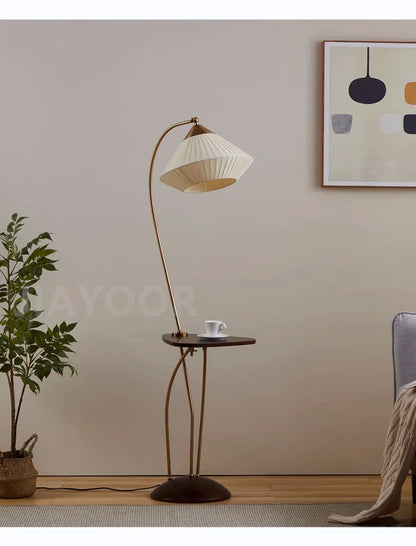 Japanese Retro Floor Lamp SofaSide Standing Lamp  Light