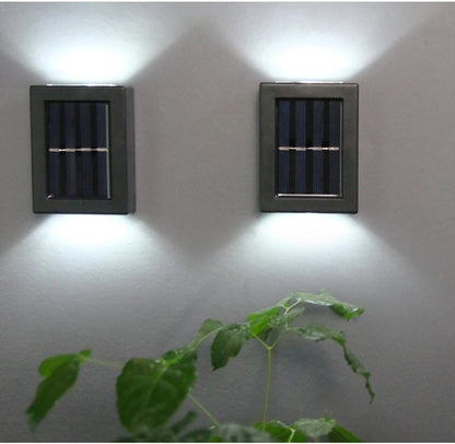 Solar Up and Down Spot Lights Outdoor Street Wall Light Lamp