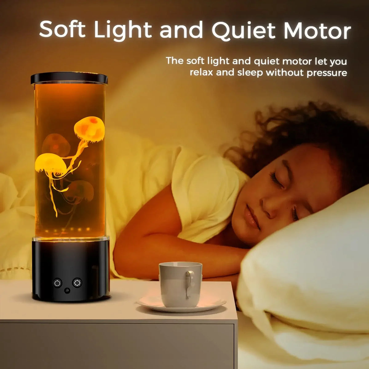 LED Mini Jellyfish Light USB Rainbow Color