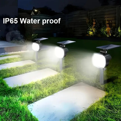 LED Solar Lawn Lights Outdoor, with Light Sensor