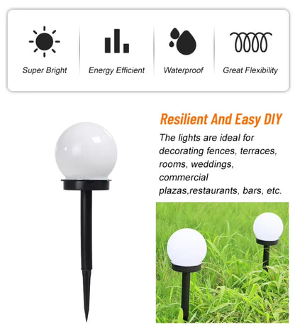 Modern Style Garden Solar Lawn Lights Outdoor Camping