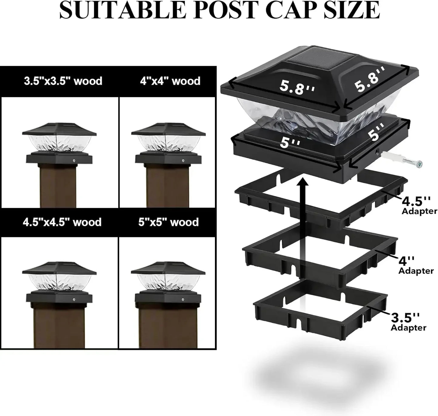 Outdoor Waterproof Villa Gate Fence Light Solar Light Outdoor