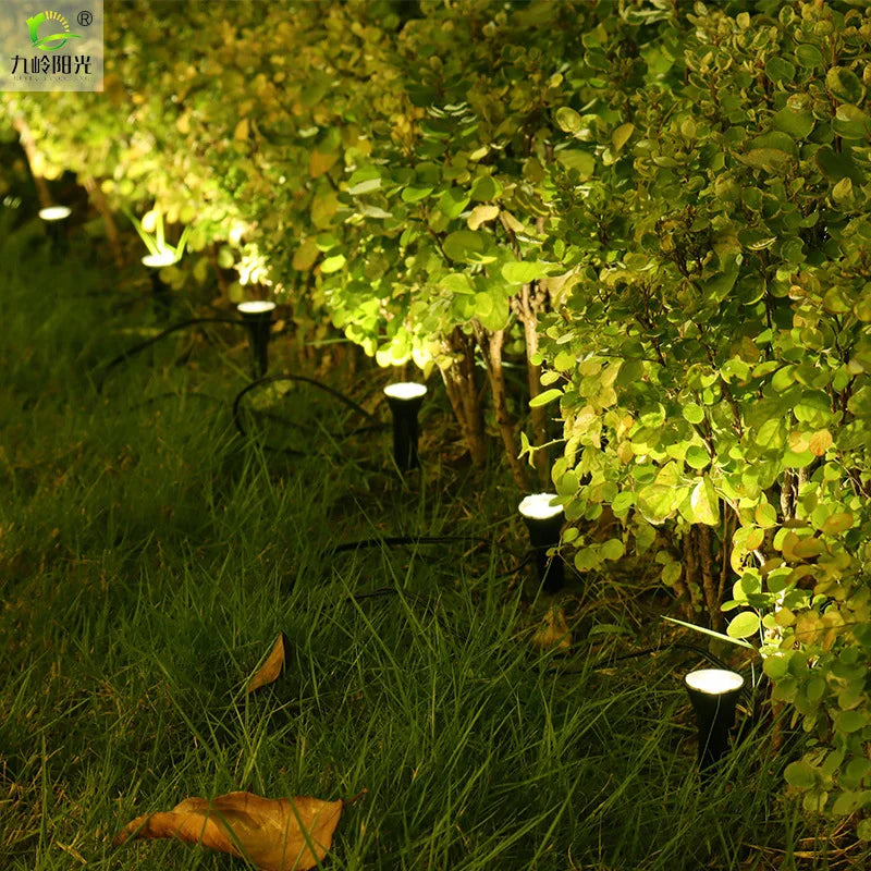 Outdoor Solar Lights Pathway Patio Lawn Ground Lamp
