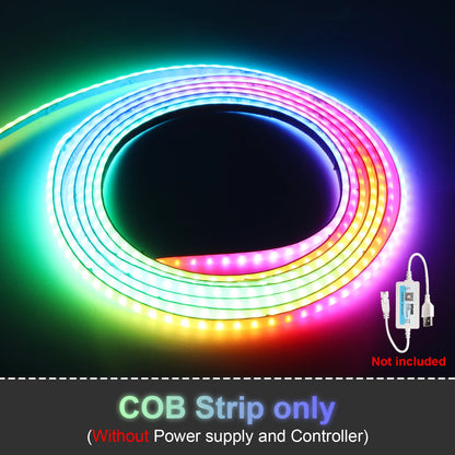 RGBIC COB LED Strip Addressable COB LED Strip