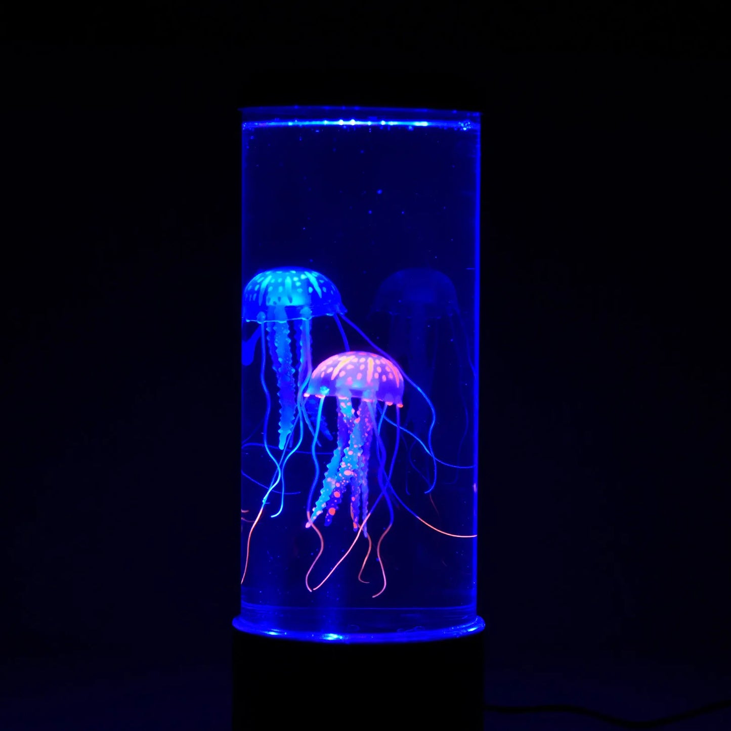 Simulated Jellyfish Cylindrical Quiet Light Home Decoration