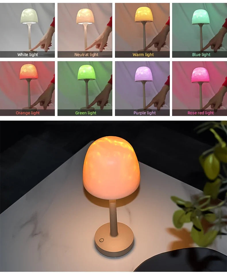 Creative Ocean Wave Cordless Projector Light RGB