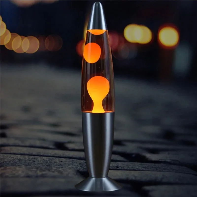 Creative Volcano Lava Lamp Multicolor LED Jellyfish Night Light